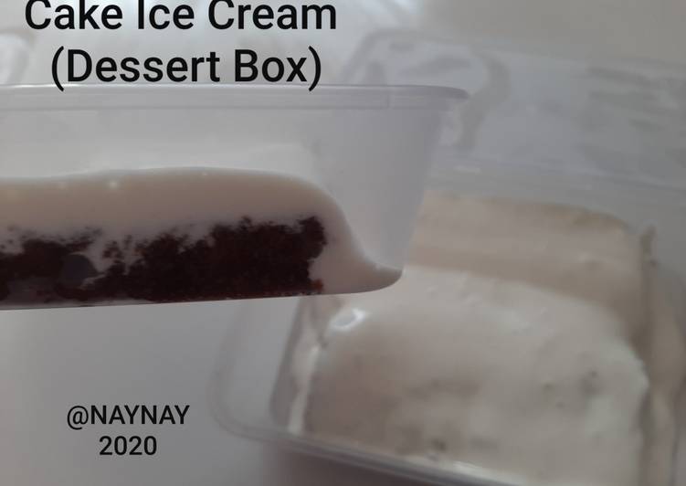 Resep Cake Ice Cream (Dessert Box) Anti Gagal
