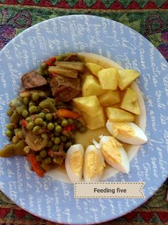 Una foto de Menestra de verduras asturiana