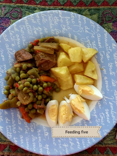Una foto de Menestra de verduras asturiana