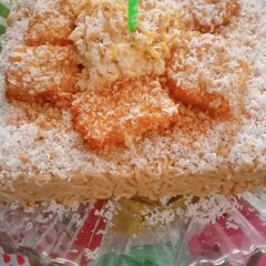 A picture of Indomie "Birthday Cake".