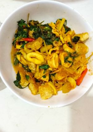 Foto resep Cumi Sotong Tahu Rica - Rica