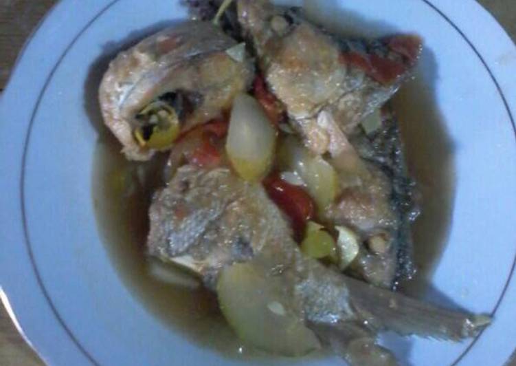 Langkah memasak Bandeng cemplung seger yang mudah