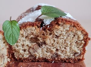 Una foto de Budín de avena y coco en licuadora