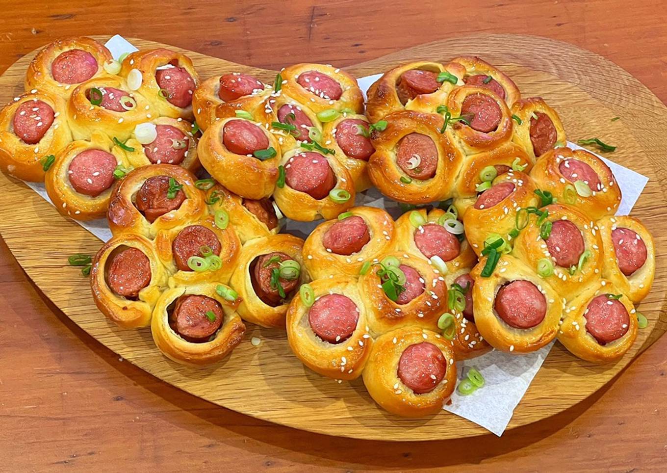Hot Dog Flower Buns