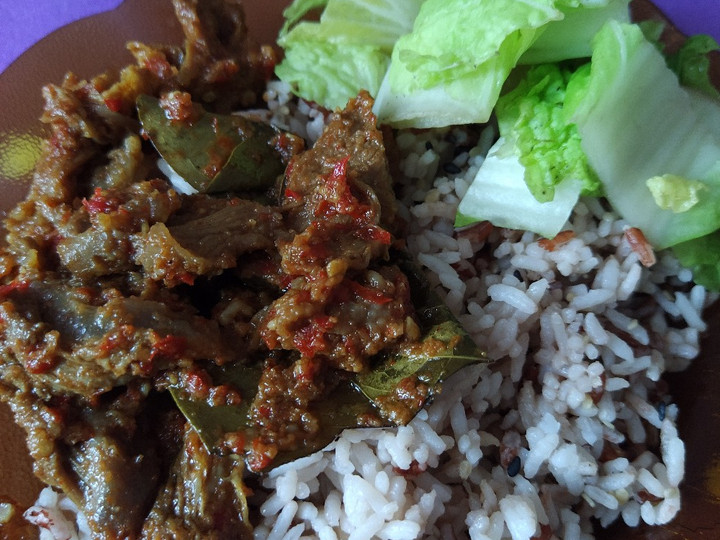 Resep Oseng daging mercon lahap Sederhana Dan Enak