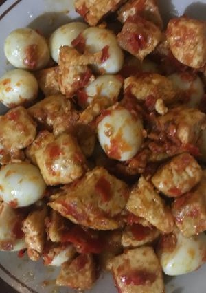Foto resep Tahu Telor Puyuh Balado