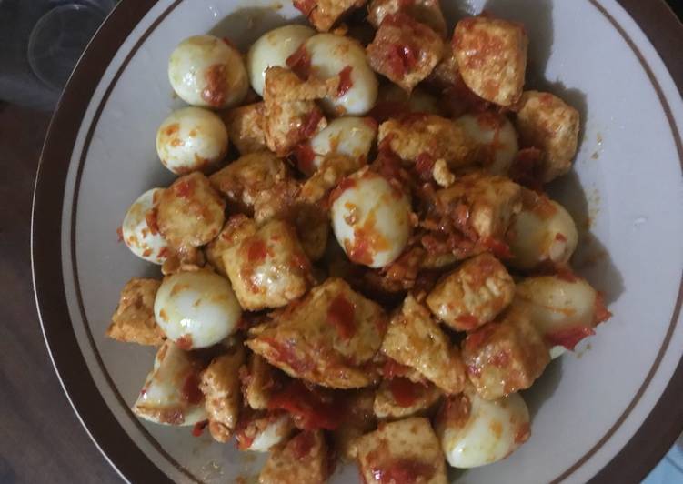 Resep Tahu Telor Puyuh Balado yang Enak