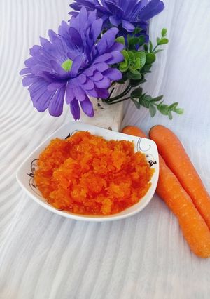عکسی از دستور مربای هویج🥕😋