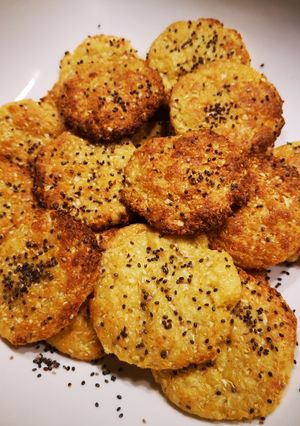 Karfiolos tallérok recept fotója