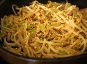 A picture of mung bean sprouts