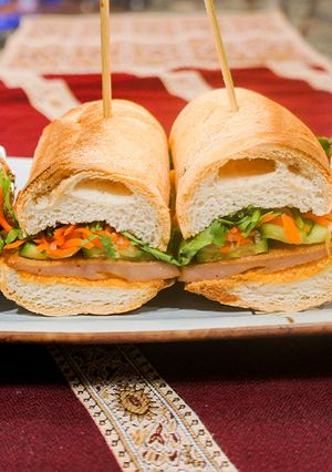 A picture of Easy Vietnamese Banh Mi - Vietnamese Sandwich.