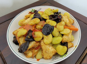 悶煮黃帝豆 的食譜成品照片