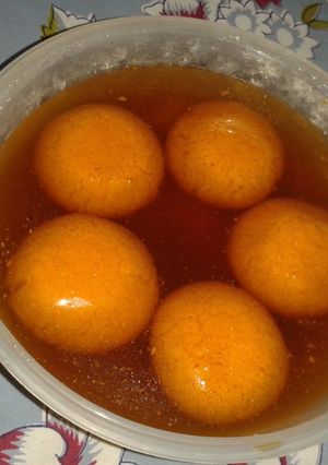 A picture of Raj bhog.