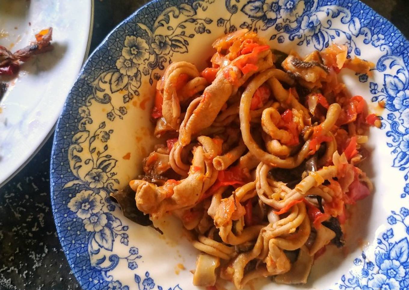 Usus ayam rica-rica