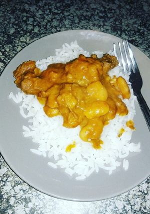 A picture of Butter beans curry.