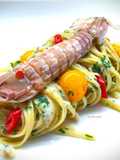 Linguine con cicale di mare
