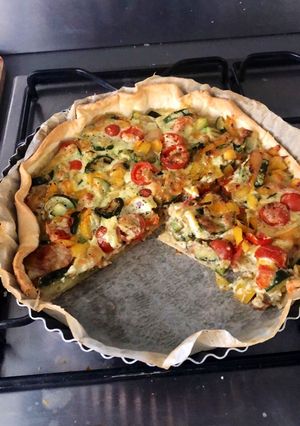 Une photo de Tarte aux légumes de saison