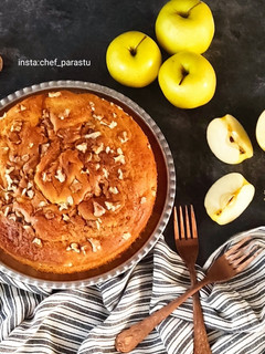 عکسی از دستور کیک سیب مخصوص