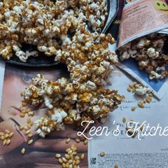 A picture of Easy Caramel Popcorn.