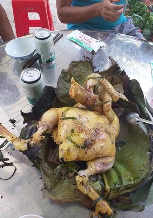 Hình của món Gà Ăn Mày.