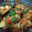 Tahu geprek kemangi