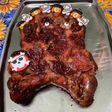 Gâteau Halloween aux prunes et vanille