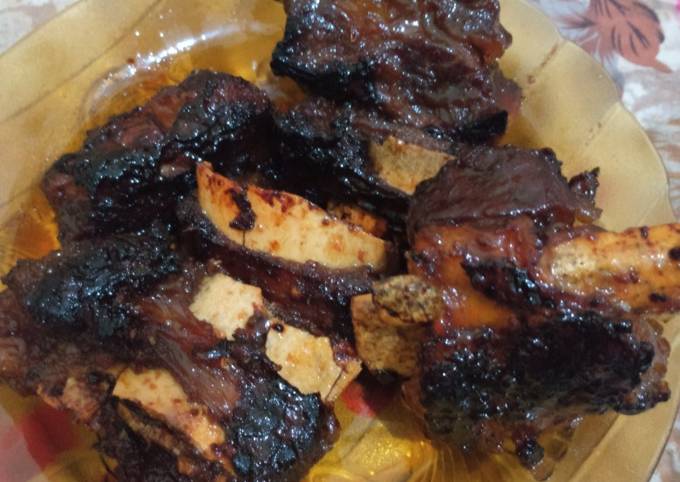 Resep Iga bacem bakar yang Lezat