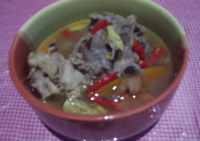 Cara Membuat Asem-asem balungan simple Menu Enak