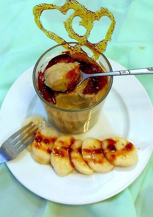 Hình của món Creme banana brulee.