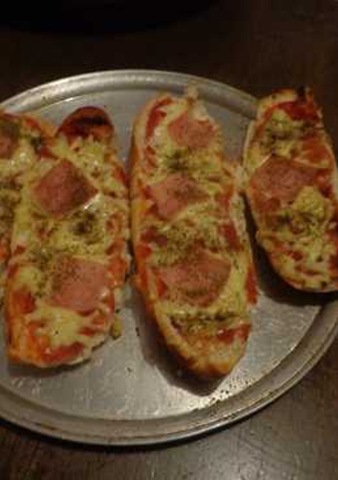 Una foto de 💚💚 Mini pizza 💚 💚