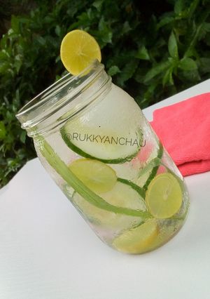 A picture of Infused water.