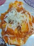 Cappellettis con salsa vegui 😋