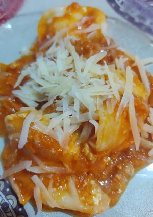 Una foto de Cappellettis con salsa vegui 😋