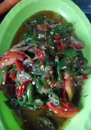 Foto resep Ikan asin cabe ijo