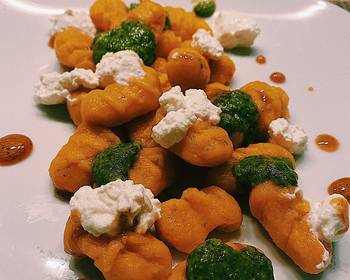 Update, Cooking Recipe Carrotricotta gnocchi with mint pesto and hot honey   Delicious