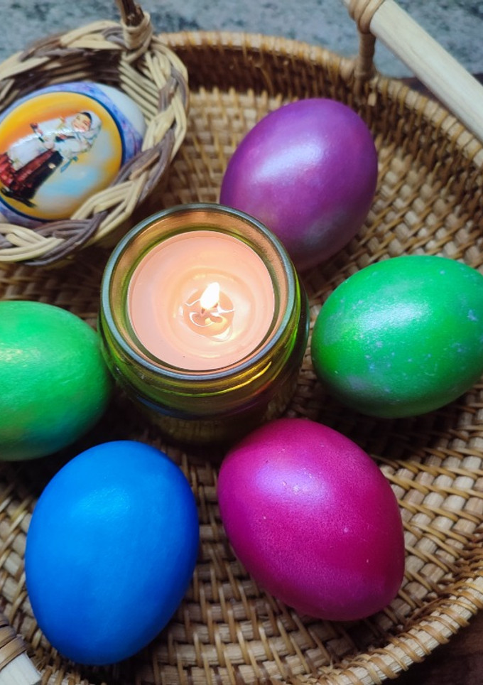 Una foto de Como pintar Huevos de Pascua