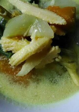 Foto resep Sayur kacang santan kuning