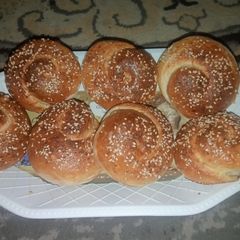 A picture of Yam Swirl Bread.