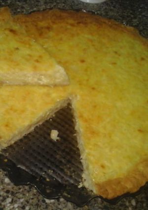Una foto de Tarta de cebolla