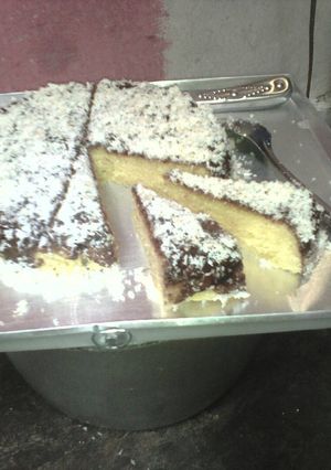Foto resep Cake lamington rasa durian