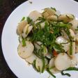 Bakso ikan kucai tumis
