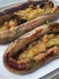 Saucisses au couteau aux pommes et romarin