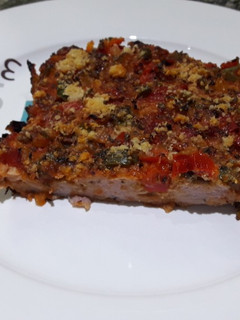 Una foto de Pastel-pizza de carne