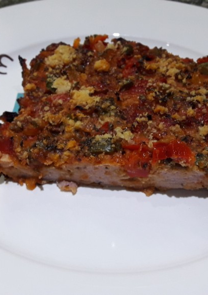 Una foto de Pastel-pizza de carne