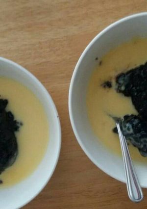 A picture of The Dell family Chocolate Pudding.