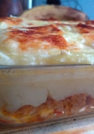 Una foto de Pastel de papa vegetariano
