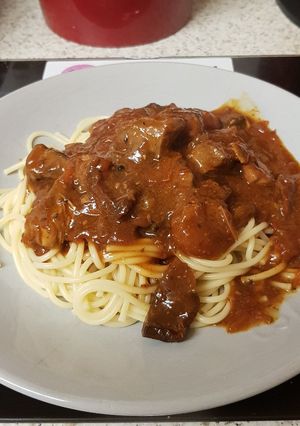 A picture of My Peppery Tomato Chicken 😘.