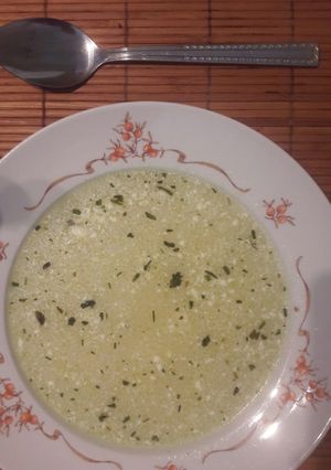 Tárkonyos krumplileves recept fotója