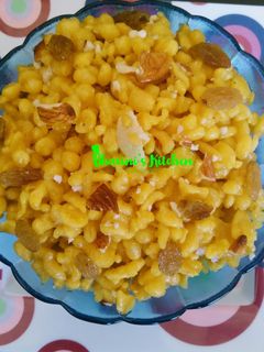 મીઠી બુંદી (Mithi Boondi Recipe In Gujarati) રેસીપી મુખ્ય ફોટો