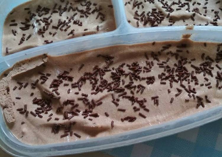Resep Eskrim Coklat Homemade Anti Gagal (praktis n enyaak) yang Enak